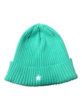 CONVERSE TOKYO Mint Green Ribbed Beanie Hat